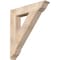 Ekena Millwork Traditional Traditional Smooth Bracket, Douglas Fir, 5 1/2"W x 32"D x 36"H BKT06X32X36TRA01SDF - alternate 1